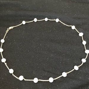 15 Inch 14KT and Cultured Pearl Choker Necklace